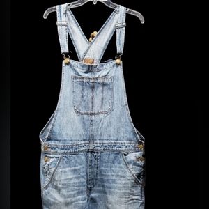 American Eagle Outfitters AEO Jean Overalls Size L - Vintage BiB Jeans Womens